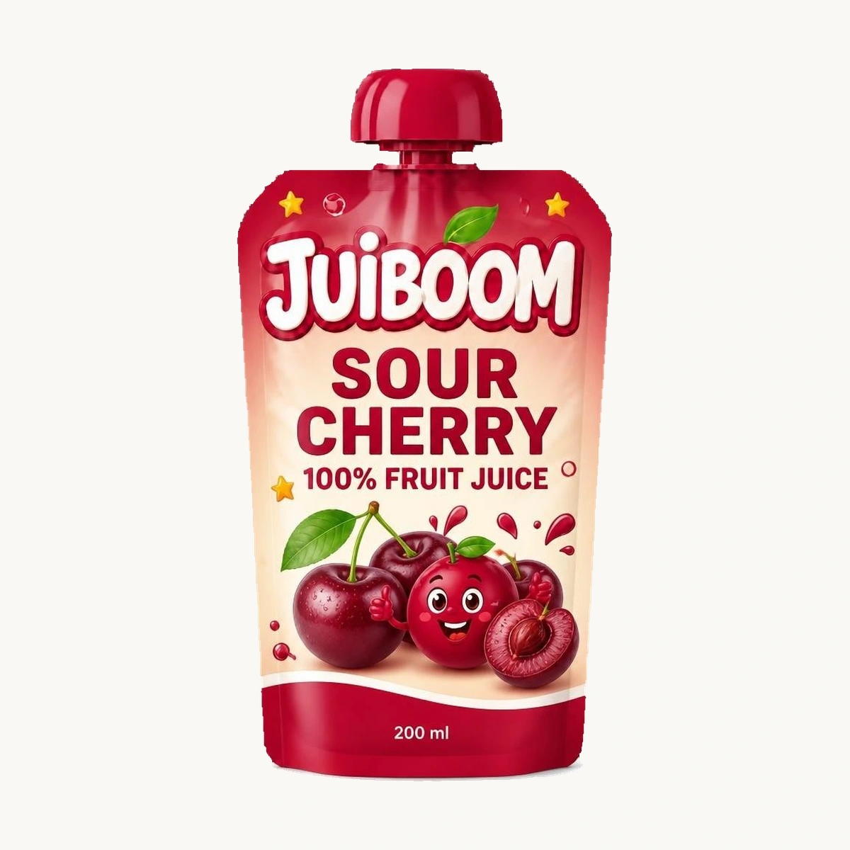 JUIBOOM 200 ml Vişne %100 meyve suyu - ürün görseli