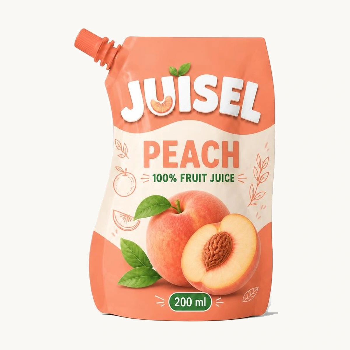 JUISEL Şeftali 200 ml ürün görseli